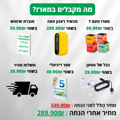 מכשיר רענון הפה - TevaLor™